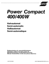 ESAB POWER COMPACT 400 Användarmanual