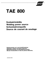ESAB TAE 800 Användarmanual