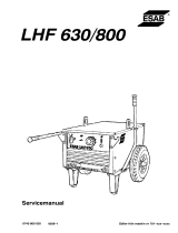 ESAB LHF 800 Användarmanual