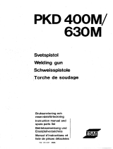 ESAB PKD 400M, PKD 630M Användarmanual