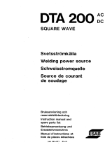 ESAB DTA 200 AC/DC Square wave Användarmanual