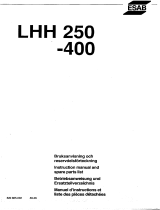 ESAB LHH 250 Användarmanual