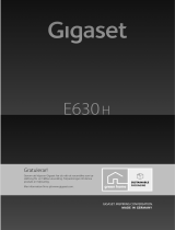 Gigaset E630H Användarguide