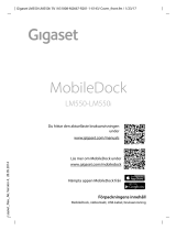 Gigaset MobileDock LM550 Användarguide