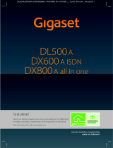 Gigaset DX800A all in one Användarguide