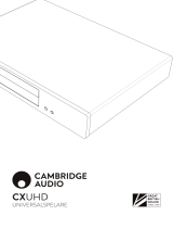 Cambridge Audio CXUHD Användarmanual