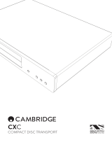 Cambridge Audio CXC Användarmanual