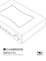 Cambridge Audio CXA80 Bruksanvisning