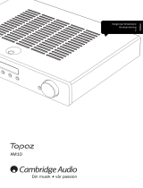 Cambridge Audio TOPAZ AM10 Användarmanual