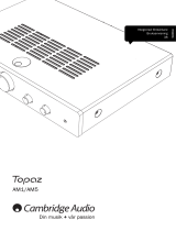 Cambridge Audio Topaz AM1 Användarmanual