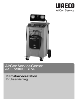 Waeco AirConServiceCenter ASC5500G RPA Bruksanvisningar