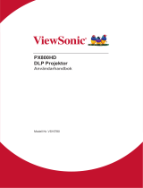 ViewSonic PX800HD Användarguide
