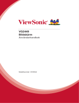 ViewSonic VG2449_H2 Användarguide