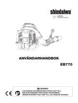 Shindaiwa EB770 Användarmanual