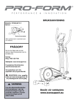 ProForm PFIVEL85712 Bruksanvisning