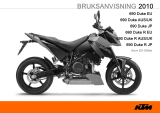 KTM 690 Duke R JP 2010 Bruksanvisning