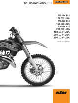 KTM 150 XC US 2013 Bruksanvisning