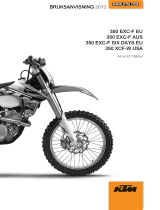 KTM 350 EXC-F AU 2013 Bruksanvisning