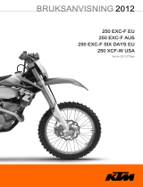 KTM 250 EXC-F EU 2012 Bruksanvisning