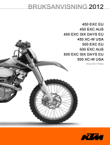 KTM 500 EXC EU 2012 Bruksanvisning