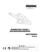 Shindaiwa 501SX Användarmanual