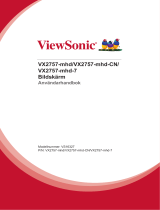 ViewSonic VX2757-mhd Användarguide
