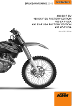 KTM 450 XC-F US 2013 Bruksanvisning