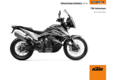 KTM 790 Adventure EU 2019 Bruksanvisning