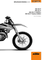 KTM 450 SX-F 2020 Bruksanvisning