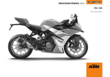 KTM RC 125 EU 2020 Bruksanvisning