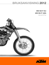 KTM 450 SX-F 2012 Bruksanvisning