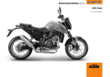 KTM 690 Duke 2019 Bruksanvisning