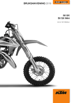 KTM 50 SX 2019 Bruksanvisning