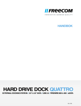 Freecom Hard Drive Dock Quattro Användarmanual