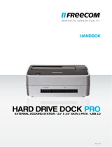 Freecom Hard Drive mDock Pro Användarmanual