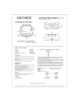 Denver TC-27BLACK Användarmanual