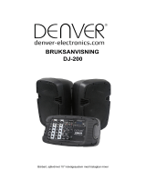 Denver DJ-200 Användarmanual