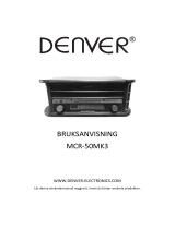 Denver MCR-50MK3 Användarmanual