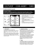 Denver CDB-440BT Användarmanual