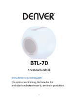 Denver BTL-70 Användarmanual