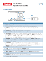 Simrad AP70/AP80 Snabbstartsguide