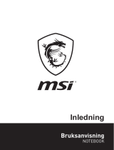 MSI GS73VR STEALTH PRO 4K (7th Gen) (GEFORCE® GTX 1060) Bruksanvisning