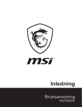 MSI GT83 Titan (Intel 8th Gen) Bruksanvisning