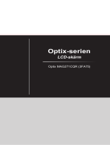 MSI Optix MAG271CQR Bruksanvisning