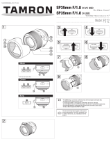 Tamron F012 Användarmanual