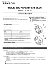 Tamron TC-X14 Användarmanual