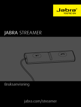 Jabra streamer Användarmanual