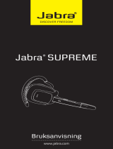 Jabra Supreme Användarmanual
