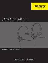 Jabra Biz 2400 II QD Mono NC 3-in-1 Wideband Balanced Användarmanual