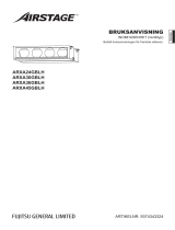 Fujitsu ARXA24GBLH Bruksanvisningar